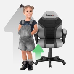 Fotel Gamingowy dla dziecka HUZARO RANGER 1.0 Grey Mesh
