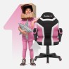 Fotel Gamingowy dla dziecka HUZARO RANGER 1.0 Pink Mesh