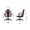 Fotel Gamingowy dla dziecka HUZARO RANGER 1.0 Pink Mesh
