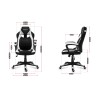 Fotel Gamingowy Huzaro Force 2.5 White Mesh