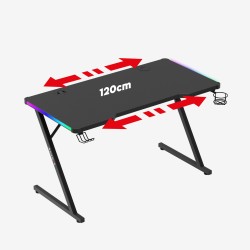 Biurko Gamingowe Huzaro Hero 2.5 RGB LED 120 cm