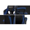 Fotel Gamingowy HUZARO FORCE 2.5 Blue Mesh