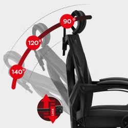 Fotel Gamingowy HUZARO COMBAT 5.0 Black