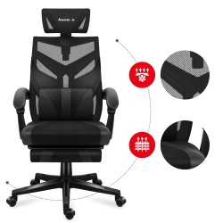 Fotel Gamingowy HUZARO COMBAT 5.0 Black