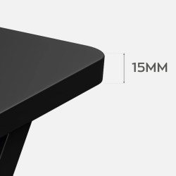 Biurko Gamingowe Huzaro Hero 1.8 Black 100 cm