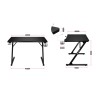 Biurko Gamingowe Huzaro Hero 1.8 Black 100 cm