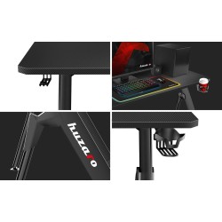 Biurko Gamingowe Huzaro Hero 2.8 Black 140 cm