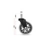 Kółka do fotela Casters 2.0 Black