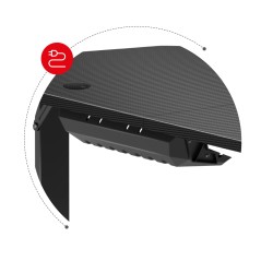 Biurko Gamingowe Huzaro Hero 4.7 Black 160 cm