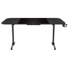 Biurko Gamingowe Huzaro Hero 4.7 Black 160 cm