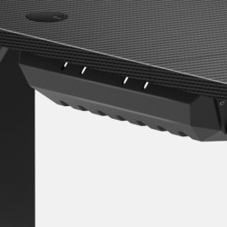 Biurko Gamingowe Huzaro Hero 4.7 Black 160 cm