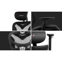 Fotel Gamingowy Huzaro Combat 8.0 Carbon Black