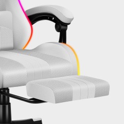 Fotel Gamingowy HUZARO Force 4.7 White RGB