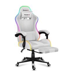 Fotel Gamingowy HUZARO Force 4.7 White RGB
