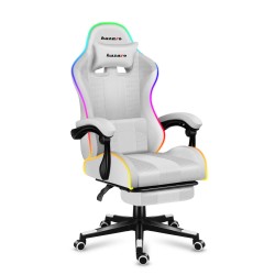 Fotel Gamingowy HUZARO Force 4.7 White RGB
