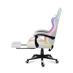 Fotel Gamingowy HUZARO Force 4.7 White RGB