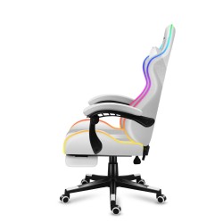 Fotel Gamingowy HUZARO Force 4.7 White RGB