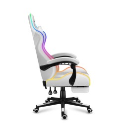 Fotel Gamingowy HUZARO Force 4.7 White RGB
