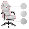 Fotel Gamingowy HUZARO Force 4.7 White RGB