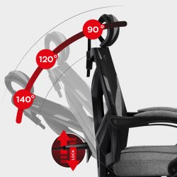 Fotel Gamingowy Huzaro Combat 5.0 Grey