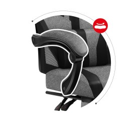 Fotel Gamingowy Huzaro Combat 5.0 Grey