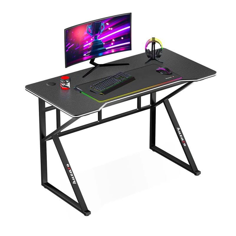 Biurko Gamingowe Huzaro Hero 1.6 Black 120 cm