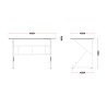 Biurko Gamingowe Huzaro Hero 1.6 White 120 cm