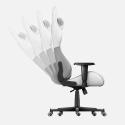 Fotel Gamingowy HUZARO FORCE 6.2  White Mesh