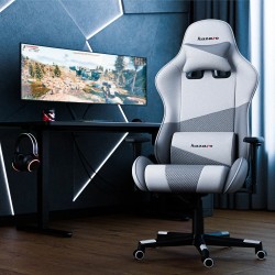 Fotel Gamingowy HUZARO FORCE 6.2  White Mesh