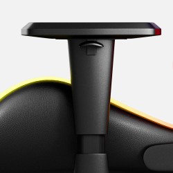 Fotel Gamingowy HUZARO FORCE 6.2  Black RGB LED