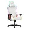 Fotel Gamingowy HUZARO FORCE 6.2  White RGB LED