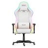 Fotel Gamingowy HUZARO FORCE 6.2  White RGB LED