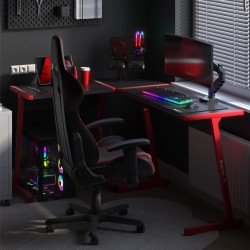 Biurko Gamingowe Huzaro Hero 6.0 Red 147 cm