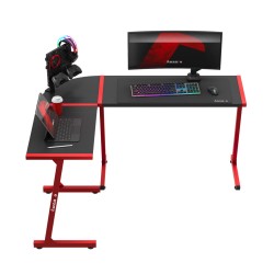 Biurko Gamingowe Huzaro Hero 6.0 Red 147 cm