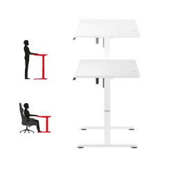 Biurko Elektryczne Huzaro Hero 8.2 White 120 cm