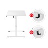 Biurko Elektryczne Huzaro Hero 8.2 White 120 cm
