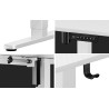 Biurko Elektryczne Huzaro Hero 8.2 White 120 cm