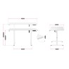 Biurko Elektryczne Huzaro Hero 8.2 White 120 cm