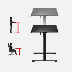 Biurko Elektryczne Huzaro Hero 8.2 Black 120 cm