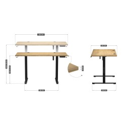 Biurko elektryczne Mark Adler Leader 7.0 120 cm