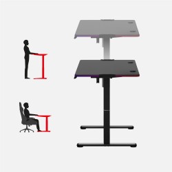 Biurko Elektryczne Huzaro Hero 8.2 RGB 120 cm