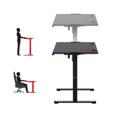 Biurko Elektryczne Huzaro Hero 8.2 RGB 120 cm