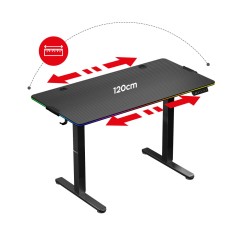 Biurko Elektryczne Huzaro Hero 8.2 RGB 120 cm