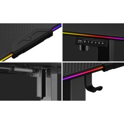 Biurko Elektryczne Huzaro Hero 8.2 RGB 120 cm