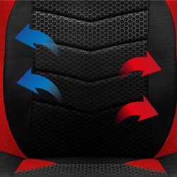 Fotel Gamingowy HUZARO FORCE 2.5 Red Mesh