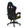 Fotel Gamingowy Huzaro FORCE 4.4 RGB Black Mesh
