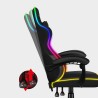 Fotel Gamingowy Huzaro FORCE 4.4 RGB Black Mesh