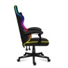 Fotel Gamingowy Huzaro FORCE 4.4 RGB Black Mesh