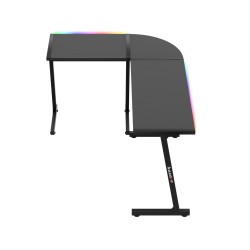 Biurko Gamingowe HUZARO HERO 6.0 Black RGB Smart 147 cm