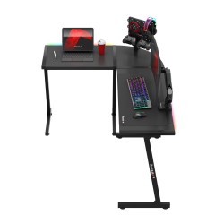 Biurko Gamingowe HUZARO HERO 6.0 Black RGB Smart 147 cm